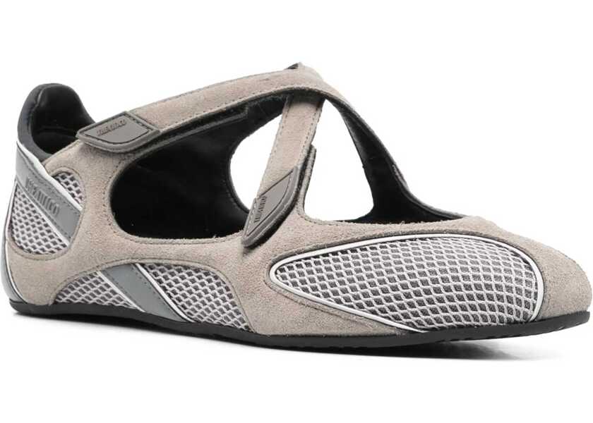 Balerini THE ATTICO Nomad Ballerinas GREY Femei (BM 18393451) 2