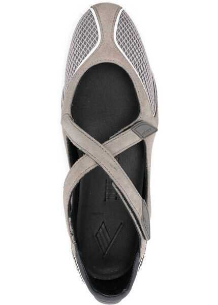 Balerini THE ATTICO Nomad Ballerinas GREY Femei (BM 18393451) 4