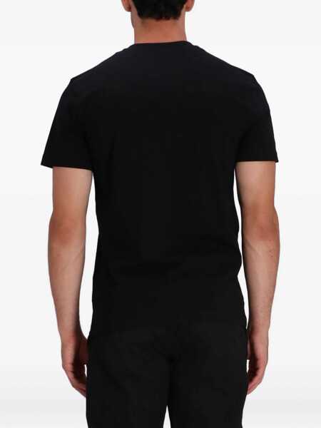 Tricouri Moschino T-shirt whit maxi print Fantasia Nero Barbati (BM 18393496) 3