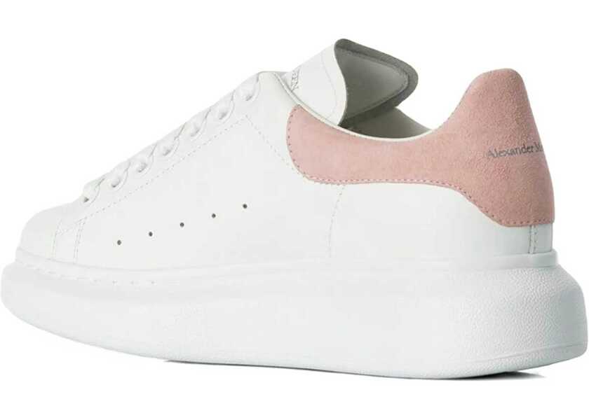 Sneakers Alexander McQueen Leather Sneakers WHITE/PATCHOULI Femei (BM 18393505) 3