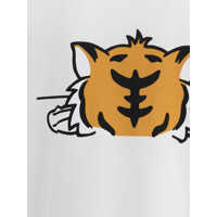 Tricouri Kenzo pentru Barbati - Tricouri Kenzo Happy Tiger T-Shirt OFF WHITE Barbati (BM 18393526) - B-mall.ro