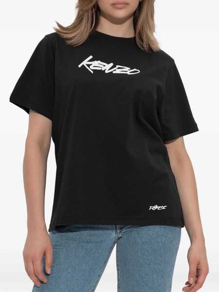 Tricouri Kenzo Cotton T-Shirt BLACK Femei (BM 18393541) 3