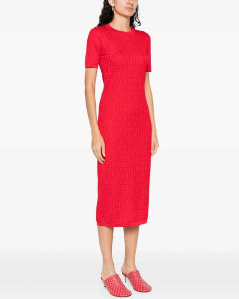 Rochii Fendi Knitted midi Dress BITTER-25 Femei (BM 18393550) 3