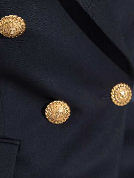 Sacouri Balmain Double-breasted Blazer MARINE Femei (BM 18393574) 5