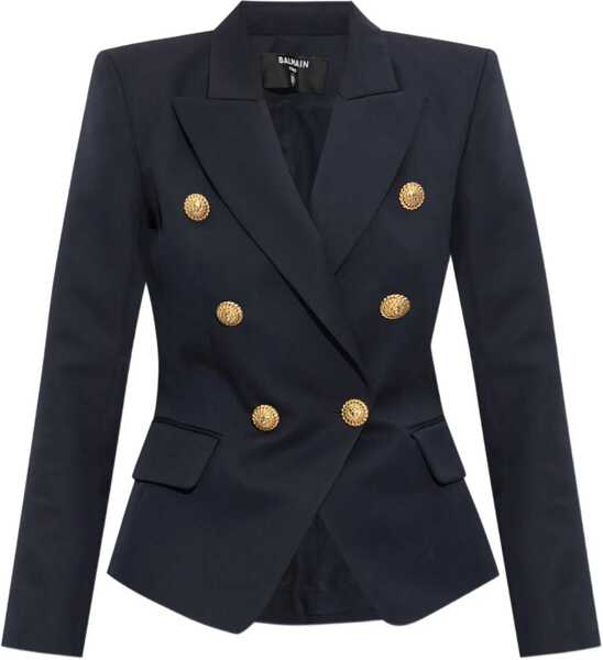 Sacouri Balmain Double-breasted Blazer MARINE Femei (BM 18393574) 1