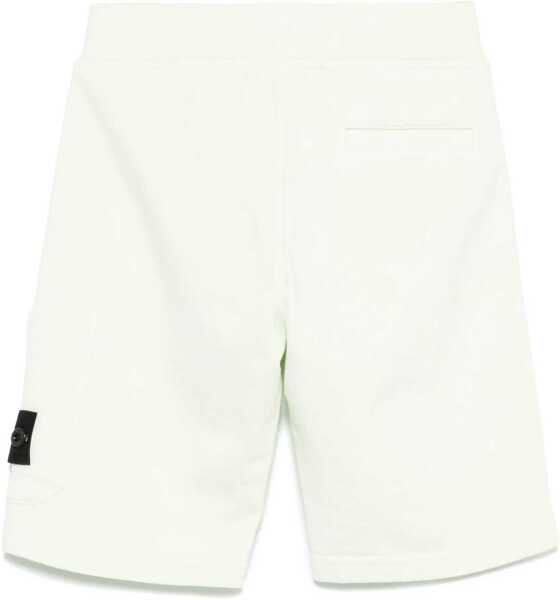 Pantaloni scurti Stone Island Sweatshirt Shorts GREEN Baieti (BM 18393796) 2