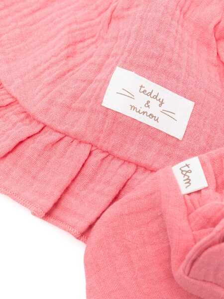 Salopete TEDDY & MINOU Hat Set With Booties PINK Fete (BM 18393817) 2
