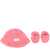 TEDDY & MINOU Hat Set With Booties PINK