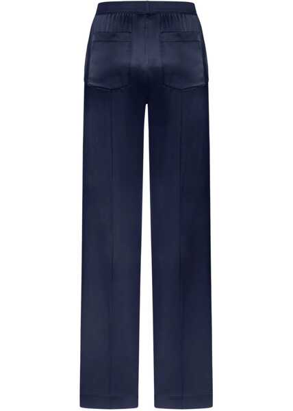 Pantaloni casual Tom Ford Silk Pants DARK NAVY Femei (BM 18393868) 2