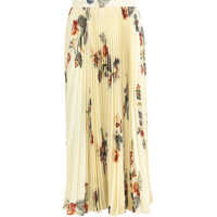 Fuste Plissé midi Skirt Femei