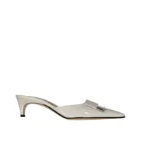 Saboti Sergio Rossi Leather Mules Femei