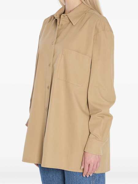Camasi THE ROW Tansy Shirt BEIGE Femei (BM 18393988) 2