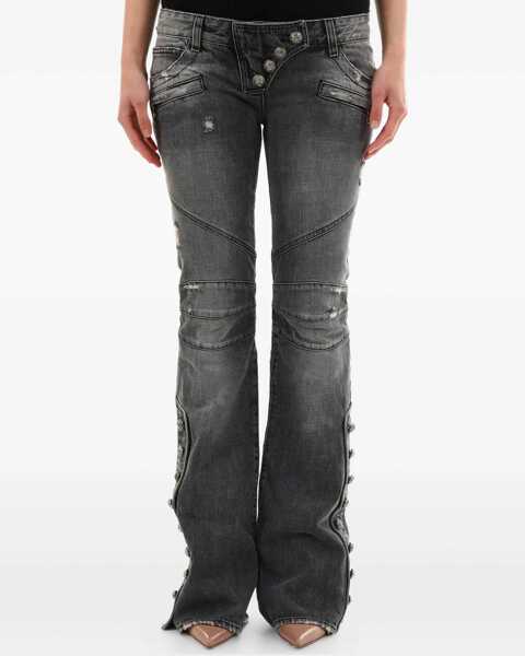 Blugi Balmain Flared Jeans GREY Femei (BM 18394030) 1