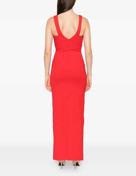 Rochii elegante SOLACE LONDON Nalani Maxi Dress RED Femei (BM 18394033) 4