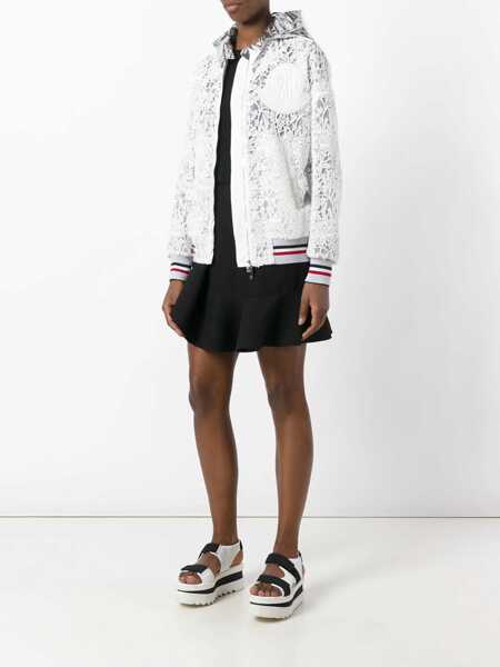Bomber jacket Moncler Gamme Rouge Macram Jacket WHITE Femei (BM 18394042) 2