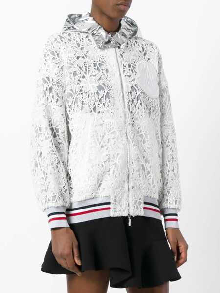 Bomber jacket Moncler Gamme Rouge Macram Jacket WHITE Femei (BM 18394042) 3