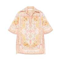 Rochii Zimmermann Wylie Printed Linen Tunic Femei