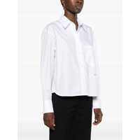 Camasi Victoria Beckham Dama - Camasi Victoria Beckham Victoria Beckham Cropped Shirt WHITE Femei (BM 18394836) - B-mall.ro