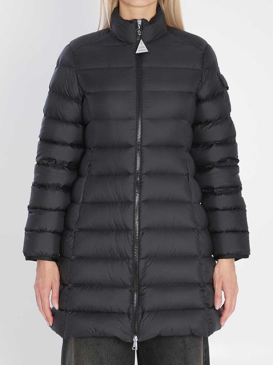 Geci Moncler Midi Igesse Puffer Jacket Black Femei (BM 18395007) 1