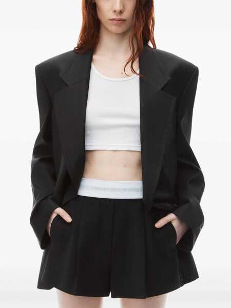 Pantaloni casual Alexander Wang Alexander Wang Trousers Black Femei (BM 18395301) 5