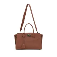 Genti de umar Salvatore Ferragamo Dama - Genti de umar Salvatore Ferragamo Salvatore Ferragamo Ferragamo Bag In Grained Leather Leather BROWN Femei (BM 18395334) - B-mall.ro