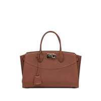 Genti de umar Salvatore Ferragamo Ferragamo Bag In Grained Leather Leather Femei