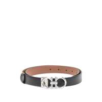 Curele Salvatore Ferragamo Ferragamo Belt In Black Leather Femei