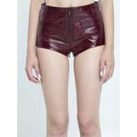 Pantaloni casual Leather Micro Shorts Femei