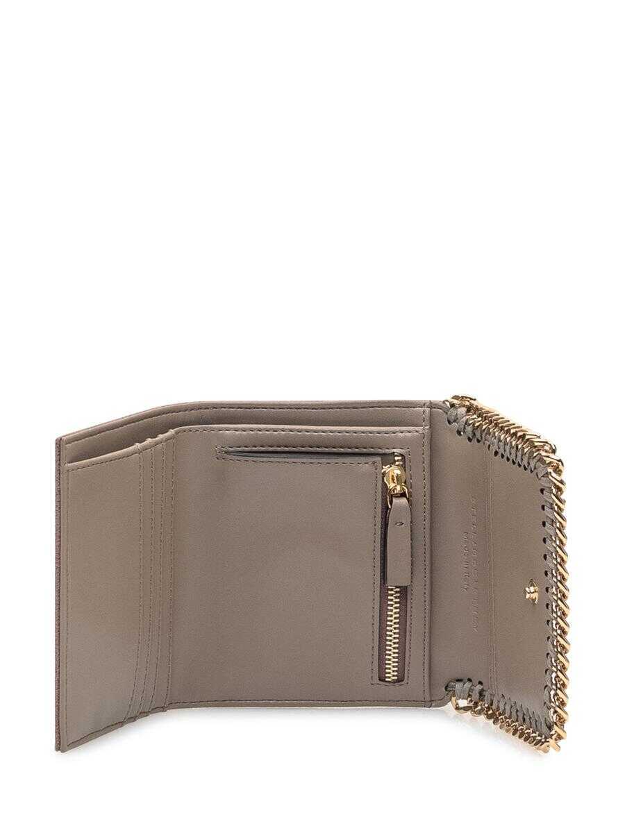 Portofele Stella McCartney Stella McCartney Falabella Small Wallet BROWN Femei (BM 18396204) 2