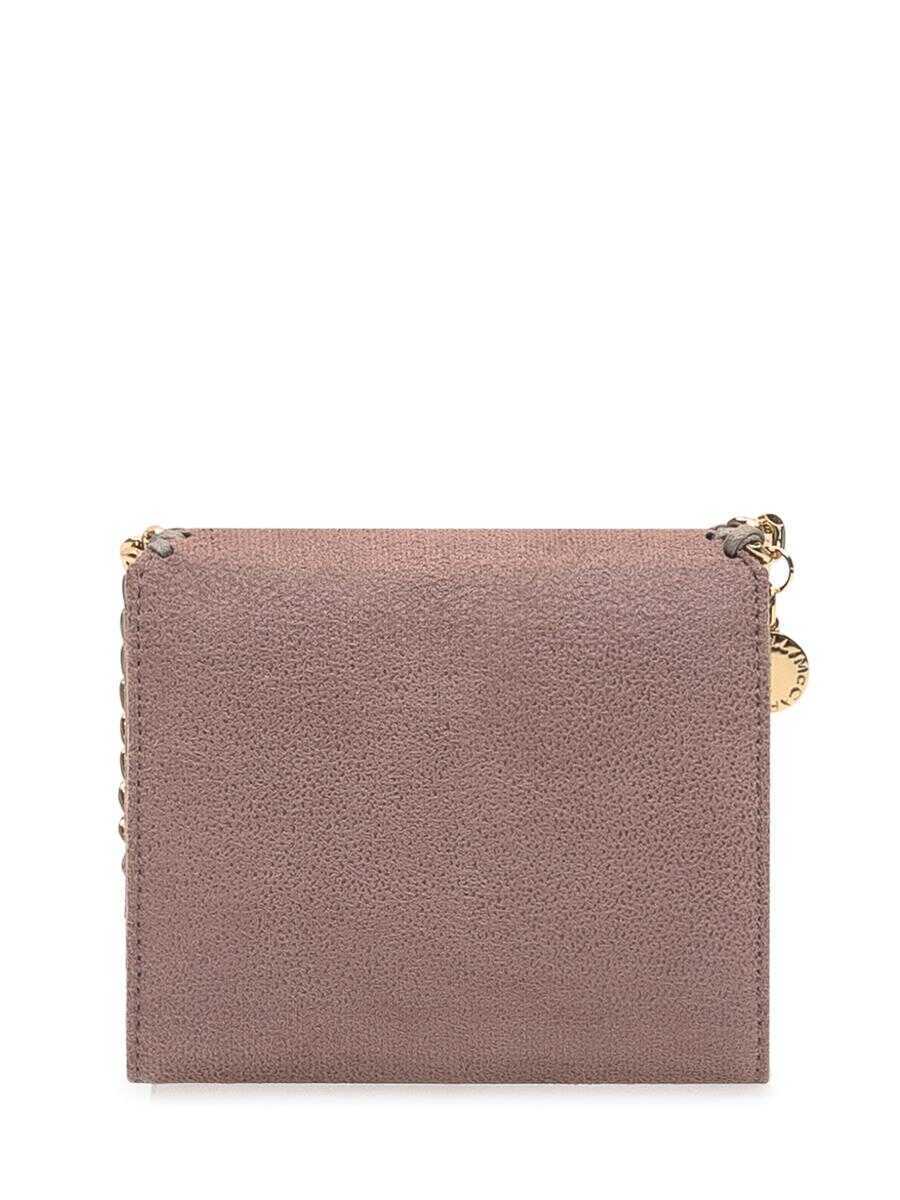 Portofele Stella McCartney Stella McCartney Falabella Small Wallet BROWN Femei (BM 18396204) 3