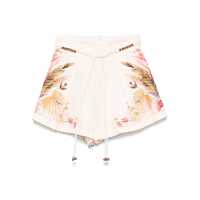 Pantaloni casual Zimmermann Ascension Tuck Short Femei