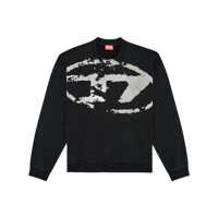 Pulovere Diesel Black Cotton Sweatshirt Barbati
