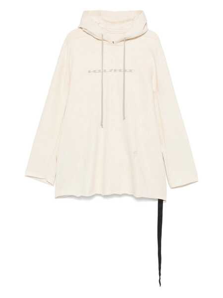 Bluze de trening Rick Owens Rick Owens Peter Hoodie NATURAL/PEARL Femei (BM 18398010) 1