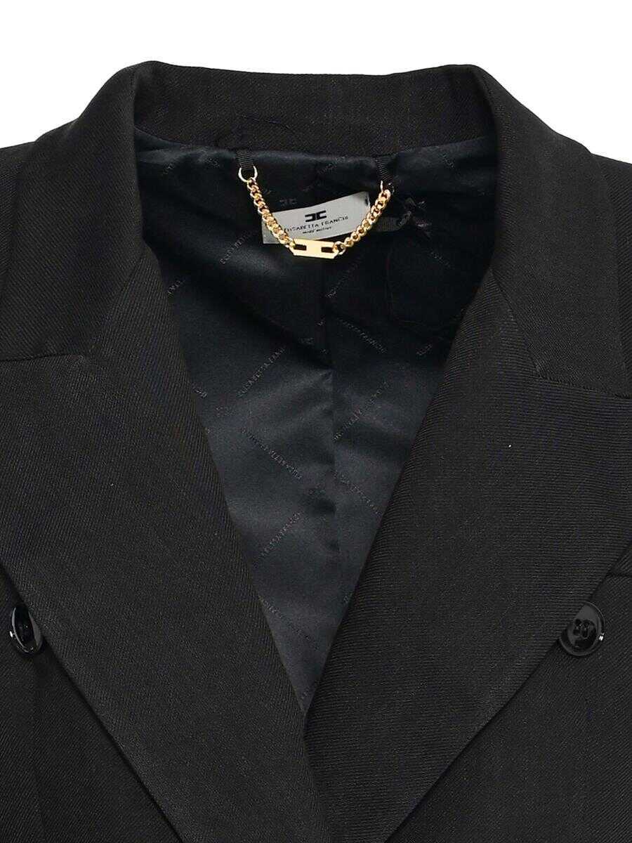 Geci Elisabetta Franchi Elisabetta Franchi Jacket Black Femei (BM 18398481) 3
