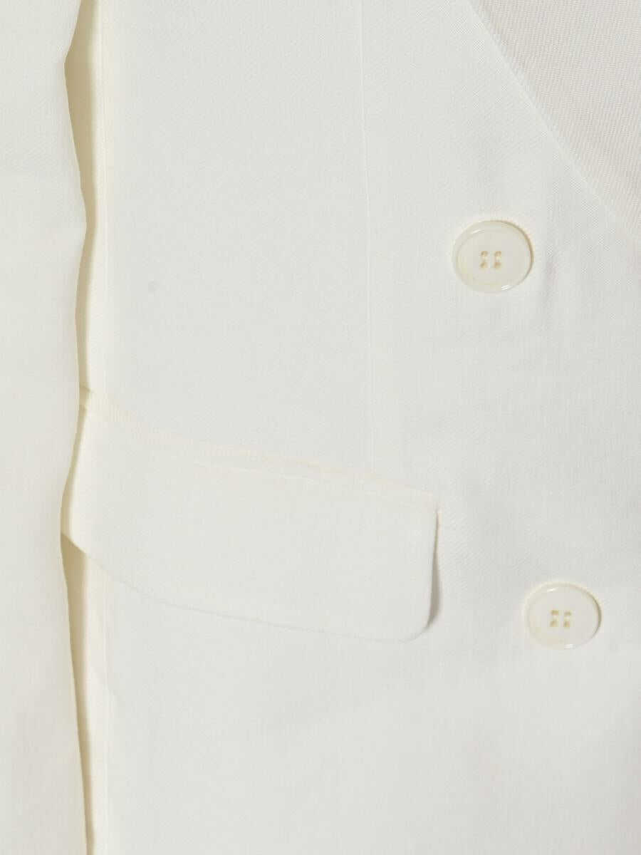 Geci Elisabetta Franchi Elisabetta Franchi Jacket WHITE Femei (BM 18398484) 3