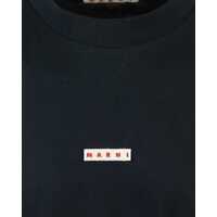 Tricouri Marni Black Cotton T-Shirt Barbati