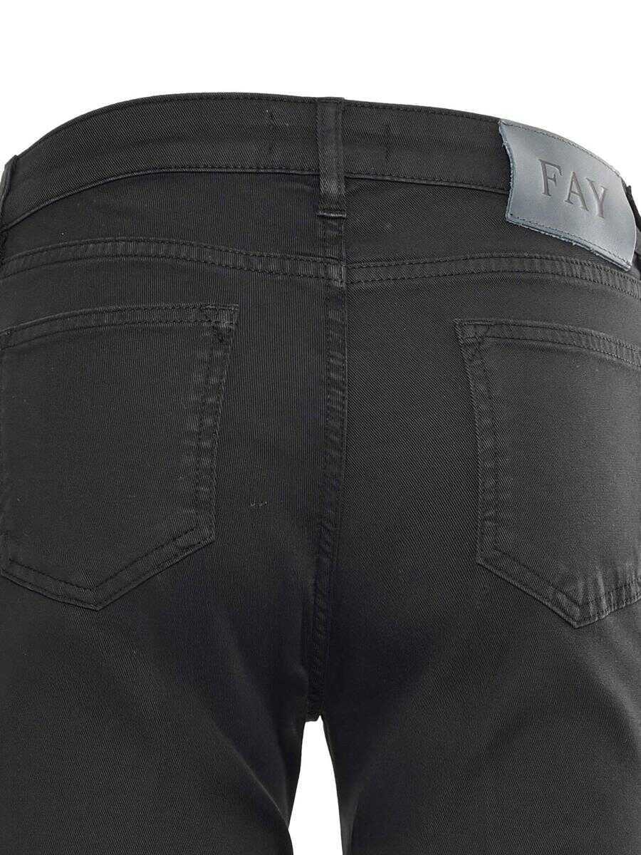 Pantaloni casual Fay Fay Pants Black Femei (BM 18399303) 3