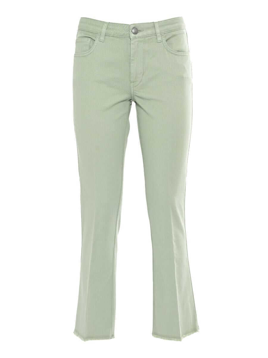 Pantaloni casual Fay Fay Pants GREEN Femei (BM 18399309) 1