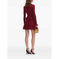 Rochii Self-Portrait Dama - Rochii Self-Portrait Self-Portrait Knit Mini Dress RED Femei (BM 18399477) - B-mall.ro