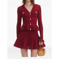 Rochii Self-Portrait Knit Mini Dress Femei