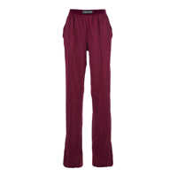 Pantaloni casual Tom Ford Dark Red Silk Pants Femei