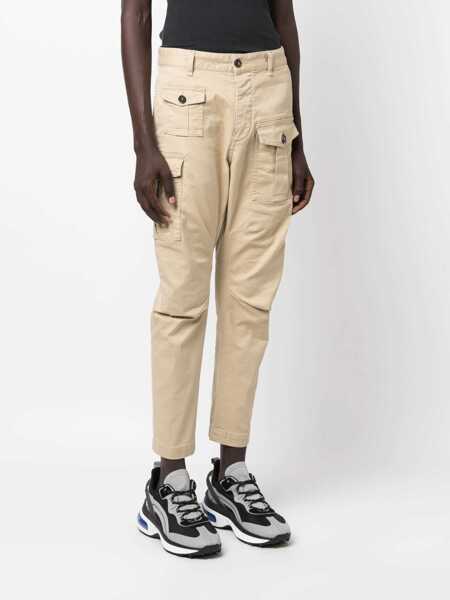 Pantaloni DSQUARED2 DSQUARED2 Beige Cargo Pants Beige Barbati (BM 18399810) 3