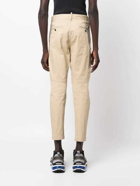 Pantaloni DSQUARED2 DSQUARED2 Beige Cargo Pants Beige Barbati (BM 18399810) 4