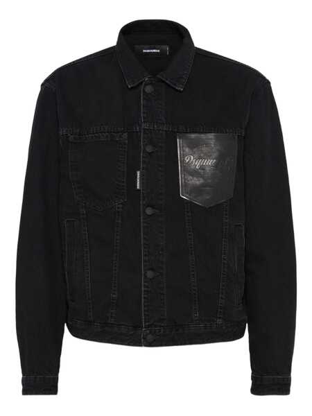 Geci DSQUARED2 DSQUARED2 Dsquared2 Jeans Jacket Black Barbati (BM 18399813) 1
