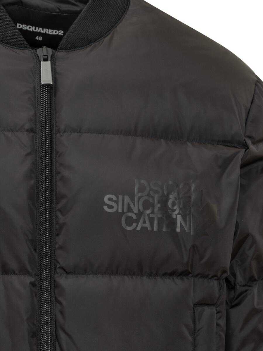 Bomber jacket DSQUARED2 DSQUARED2 Dsquared2 Bomber Jacket Black Barbati (BM 18399816) 4