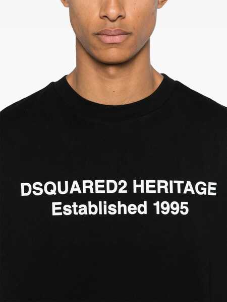 Tricouri DSQUARED2 DSQUARED2 Dsquared2 T-Shirt Black Barbati (BM 18399837) 4