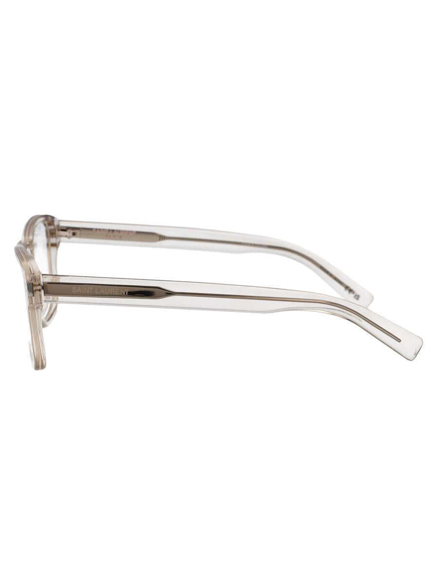Ochelari de soare Saint Laurent Saint Laurent Eyewear Optical BEIGE-BEIGE-TRANSPARENT Barbati (BM 18400134) 3