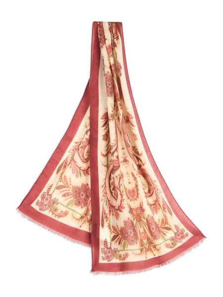 Esarfe ETRO Etro Tosca Scarf RED Femei (BM 18400416) 3