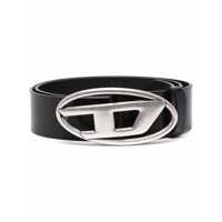 Curele Black Belt With Oval D Logo Buckle Closure In Leather Man Barbati
