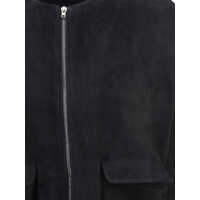 Imbracaminte Salvatore Santoro Dama - Jachete Salvatore Santoro Suede leather Jacket BLACK Femei (BM 18400651) - B-mall.ro